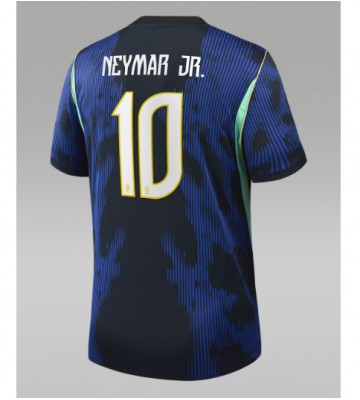 Brasilien Neymar Jr #10 Udebanetrøje VM 2026 Kortærmet